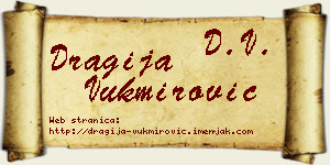 Dragija Vukmirović vizit kartica